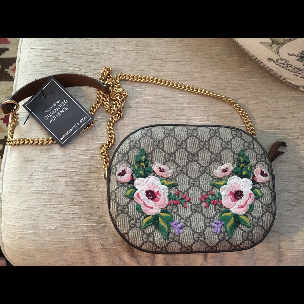 RARE Gucci Garden GG Supreme mini chain bag